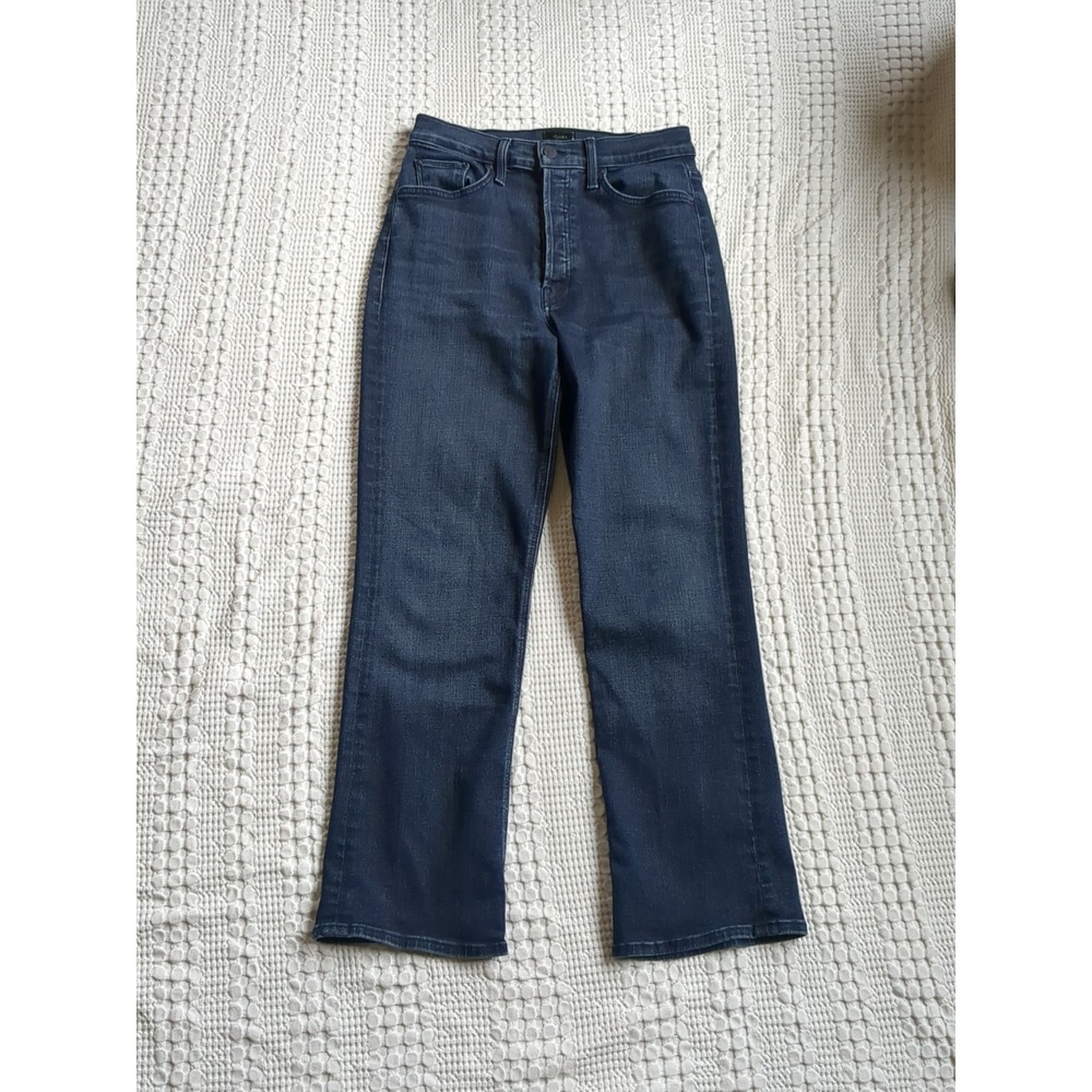 Mother The Tripper Ankle High Waist Jeans Catch Me If You Can Sz 28 Blue 27X28